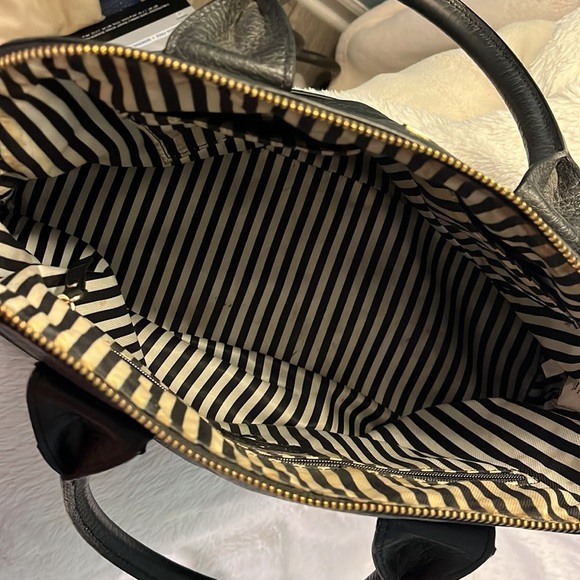 Kate Spade black leather purse. Good used condition. 15” x 11”. - Picture 9 of 11